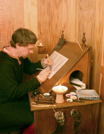Randy Asplund Medieval Manuscript and Book Artist