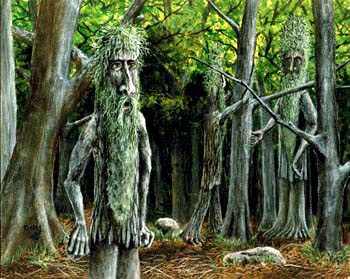 Randy Asplund CCG Art Lord Of The Rings Middle Earth: The Wizards Ents of Fangorn