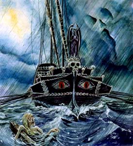 Randy Asplund CCG Art Mythos Black Galley