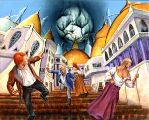 Randy Asplund CCG Art Wheel Of Time Tamaron Gai'don