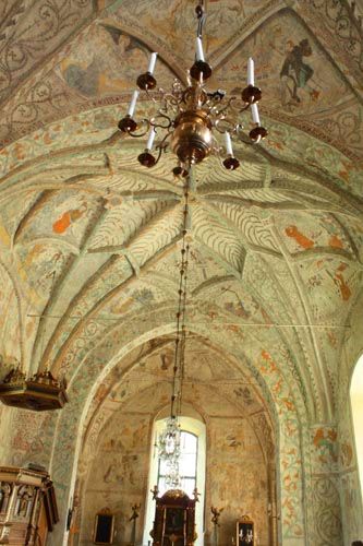 Inside Rasbokil church