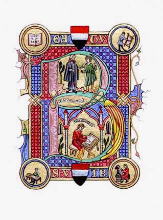 Randy Asplund Beatus Vir Manuscript Illumination