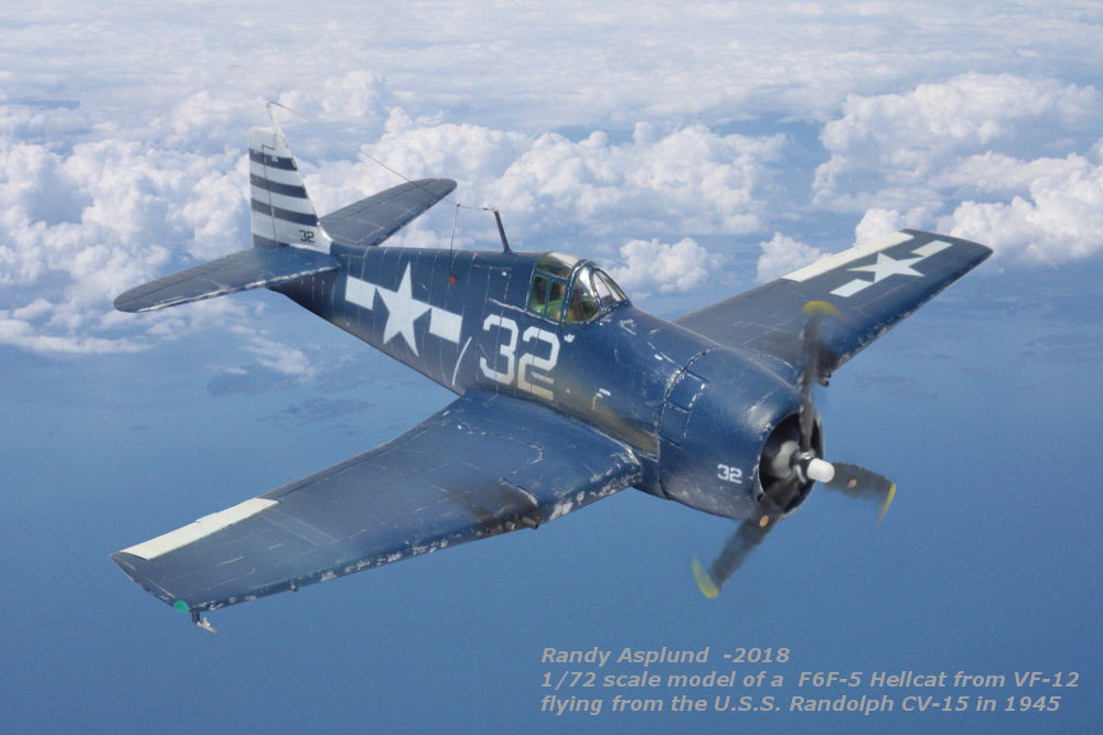 Randy Asplund F6-F Hellcat 1/72 scale