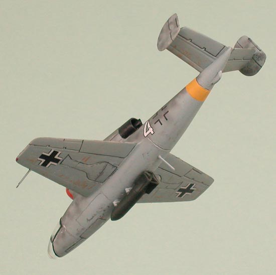 Randy Asplund Henschel Hs 132 1/72 Scale Model