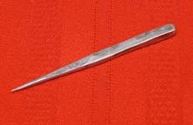 lead/tin metalpoint drawing stylus for illuminated manuscripts