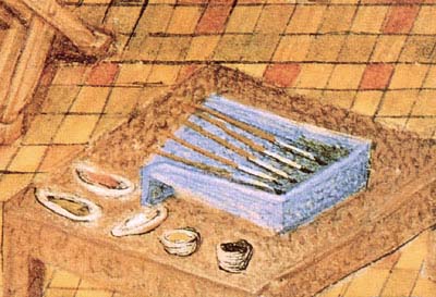 Medieval French Brush Tray
